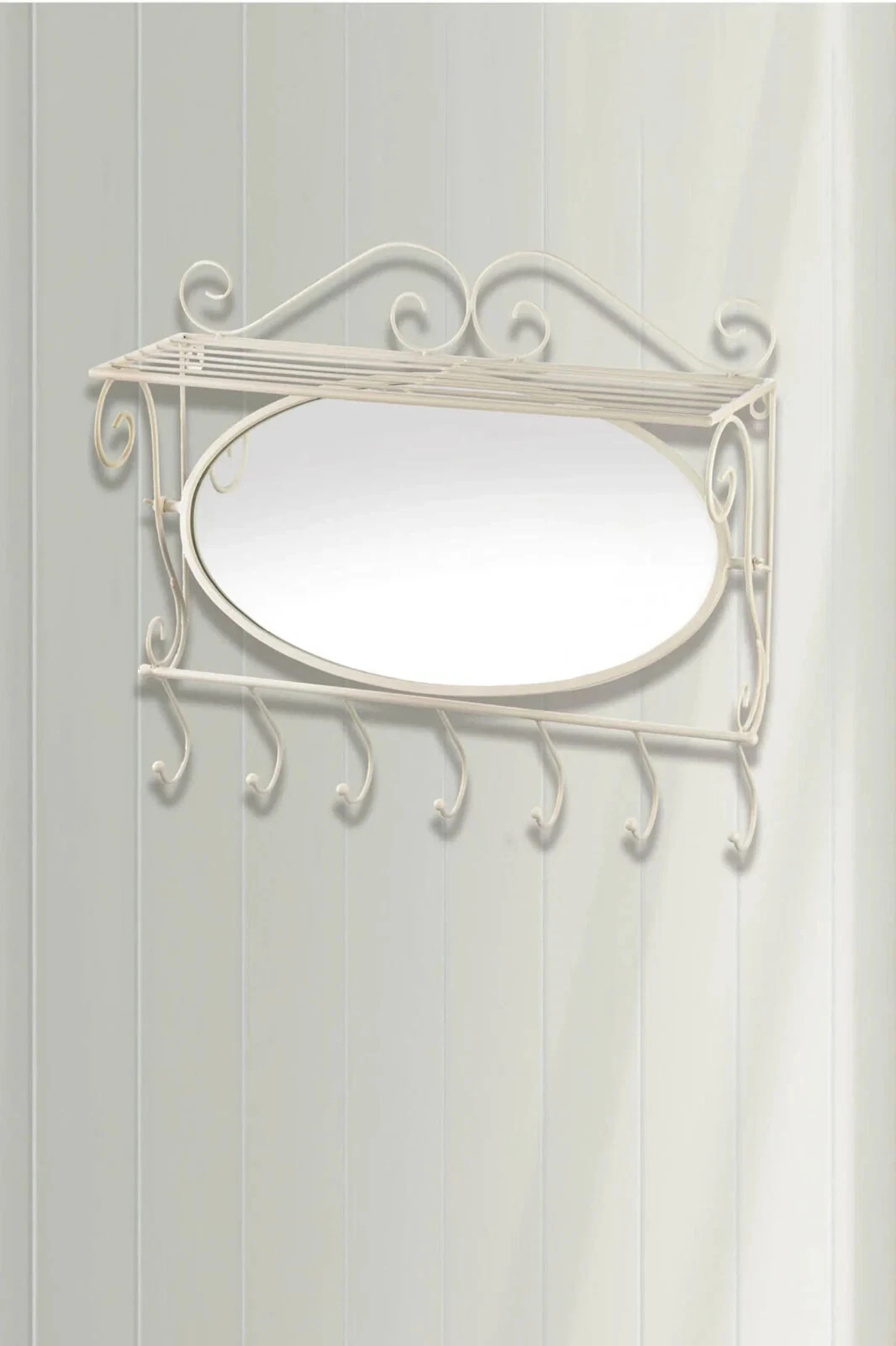 Iron MIRRORED WALL SHELF