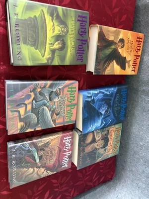 Harry Potter Books Lot 6 Of Them