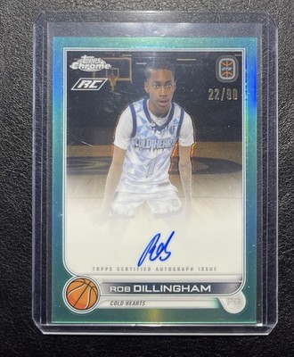 2022-23 Topps Chrome OTE Overtime Elite - Chrome Auto Robert Dillingham /99