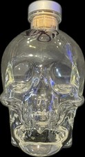 Dan Aykroyd Signed Crystal Head Vodka Skull Empty Bottle Beckett