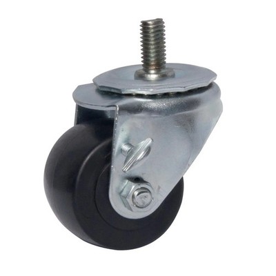 BK Resources Stem Caster Set 2-1/2'' Diameter and 1/2'' x 1'' Thread