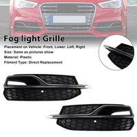 Front Untere Nebelscheinwerfer-Abdeckung Grill FüR Audi A3 S3 S-Line 2013-2016