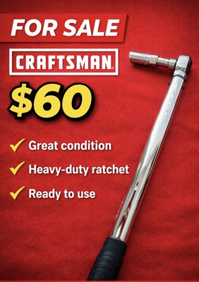#ad Craftsman $80.00