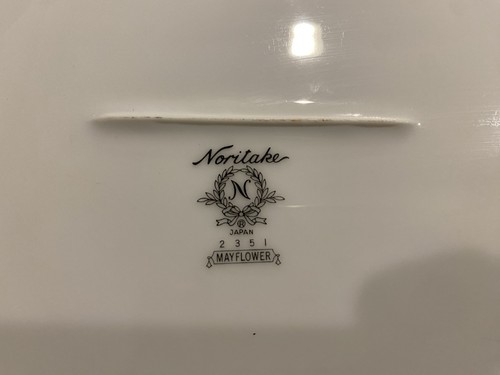 Noritake Mayflower #2351 Oval Vegetable Serving Dish Japan 13 5/8” x 10 3/8” - Picture 3 of 5