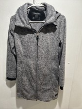 Calvin Klein Marled Detachable Hood Performance Jacket M Women