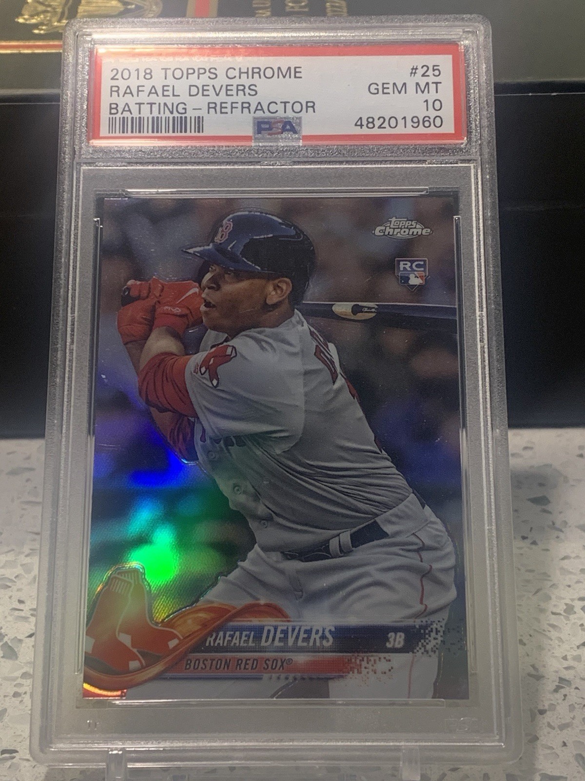 2018 Topps Chrome - Rafael Devers #25 Refractor (RC)