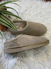 Women's Cushionaire Tan Keto Cozy Slipper Size 10