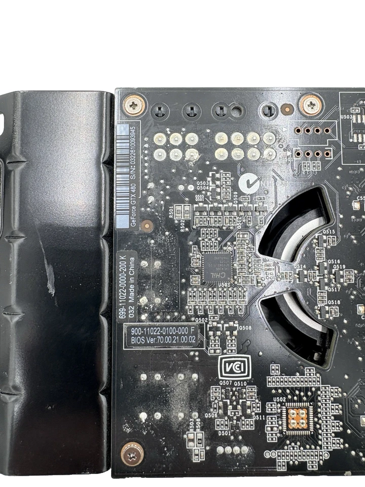 EVGA NVIDIA GeForce GTX 480 (015-P3-1480-AR) 1.5GB / 1.5GB (max) GDDR5 SDRAM PCI - Image 3 of 3