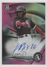 2022 Bowman Platinum Top Prospects Pink 38/199 Elijah Tatis #TOP-19 Auto 6o3