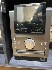 Sony NAS-D50HD Silver CD Player USB 2.0 Ethernet DLNA Micro Stereo Used