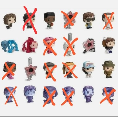 Stranger Things Funko Figuren + BPZ Kinder Joy Figuren Wählbar
