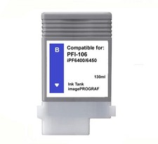 PFI-106 Blue Ink Tank Cartridge for Canon IPF 6400s 6400 6450 Printer PFI106B