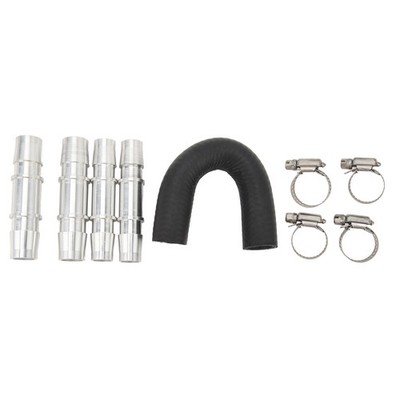 Engine Heater Core Bypass Kit 5/8in 3/4in Hose Fitting Aluminum Universal Fo SET