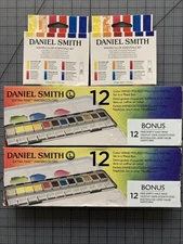 NEW LOT OF 36 Daniel Smith Extra Fine Watercolors Set, 12ct & 6ct set * 276LP