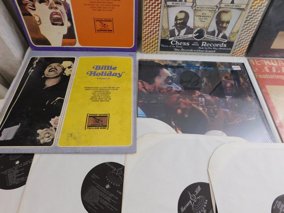 1920s-80s Jazz Blues Vinyl Record LP Collection x17 Billie Holiday Willie Dixon - Image 3 of 4