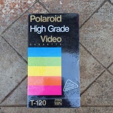 Polaroid High Grade Video Cassette-VHS T-120 New Sealed