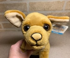 Animal Alley Chihuahua Dog 12" Plush Stuffed Animal Brown Toys R Us NWT New