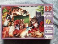 3D Puzzletiere Katzen 500 Teile Puzzle Neu OPV