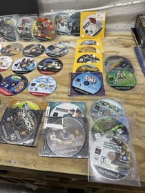 Lot of 50 PS2  Game Discs AS-IS Untested - READ!