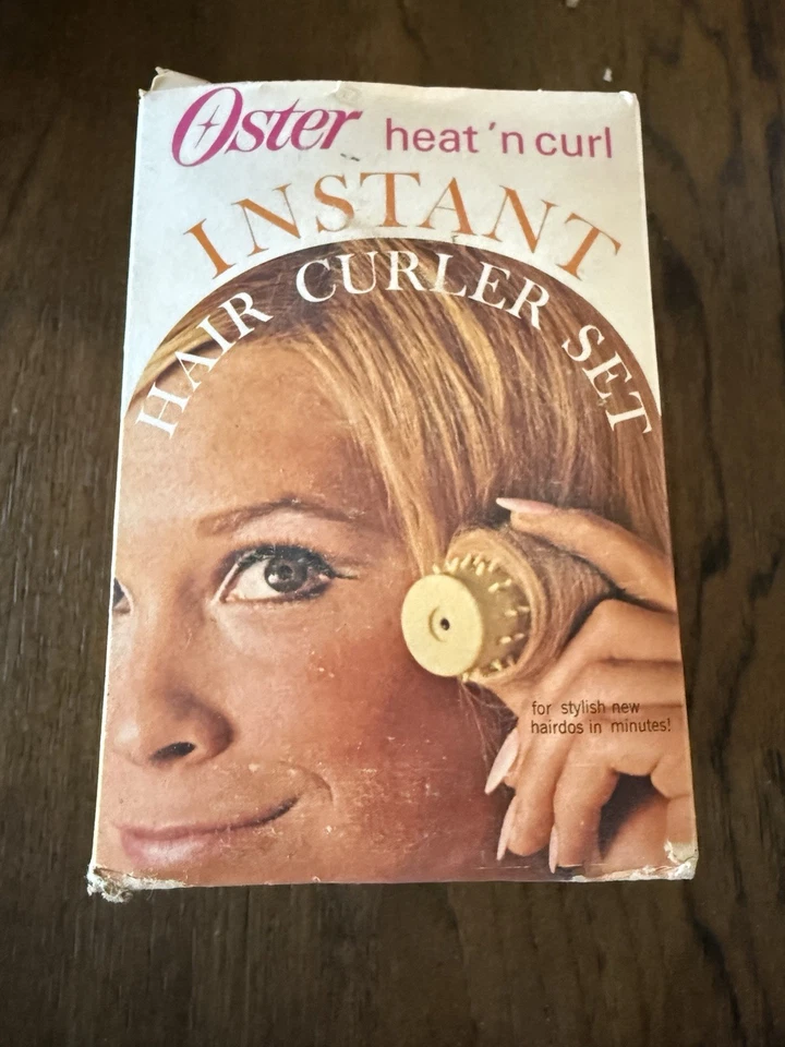 NEVER USED Vintage Oster Heat n' Curl Instant Hair Curlers Rollers Set  - Image 2 of 4