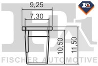 Fa1 33-60018.5 Clip FüR Zier-/Schutzleiste FüR Lancia