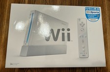 Nintendo Wii Console White Gaming System Sports Bundle RVL-001 - MOSTLY NEW READ