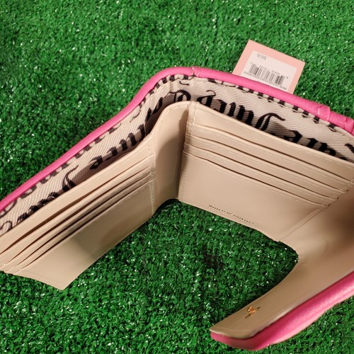 Cartera Juicy Couture Juicy Pink Royal Couture Doble Cara Triple NUEVA (D20) - Imagen 11 de 13