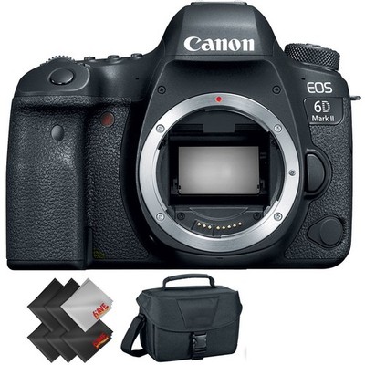 Canon EOS 6D Mark II DSLR Camera (Body Only) + Essential Accessories Bundle