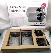 Radioshack 900MHz Wireless Audio Intercom System (43-3102) TESTED AND WORKING