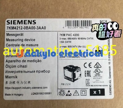1PCS Siemens Functional Meter 7KM4212-0BA00-3AA0 New fedex or DHL
