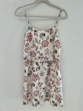 NWOT Madewell Silk Cami Mini Dress, Botanical, Size 0