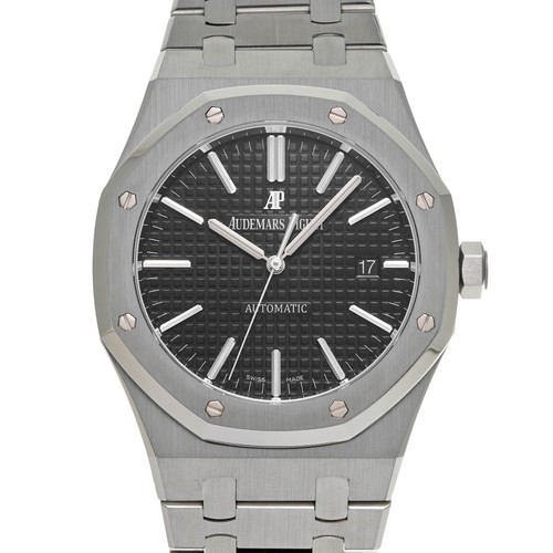 AUDEMARS PIGUET Royal Oak Automatic 15400ST.OO.1220ST.01 black WATCH 721366