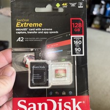 SanDisk 128GB Extreme 190MB/s Micro SD MicroSDXC UHS-I Memory Card-128G