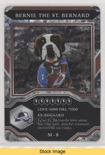 2021 Upper Deck MVP Mascot Gaming Cards Sparkle Bernie the St Bernard READ 7de