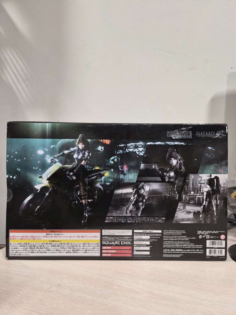JESSIE & MOTORCYCLE SET Final Fantasy VII Remake Play Arts Kai