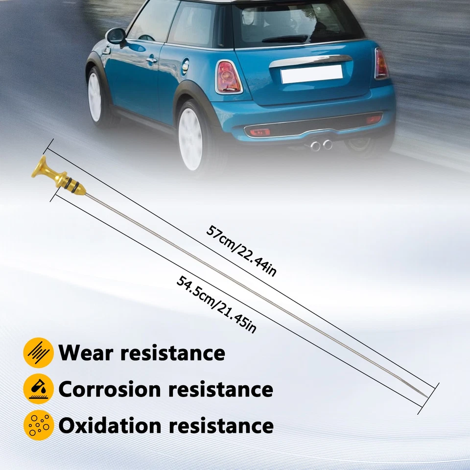 Модернизированный масляный щуп из нержавеющей стали для Mini Cooper Countryman Paceman 1,6 л - Изображение 3 из 4