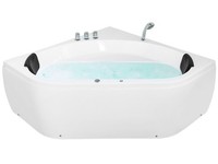 Luxus Whirlwanne Eckbadewanne Spa Weiß GroßE Doppelwanne Mit Massage Led Meves