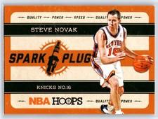 2012-13 NBA Hoops Steve Novak Spark Plugs Insert New York Knicks #7