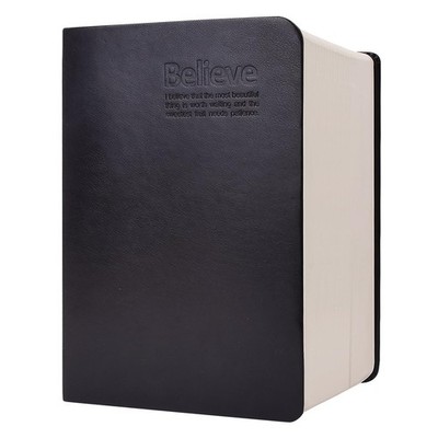 SAYEEC Thick Lined Journal Notebook 720 Pages Leather Small, Black B6 