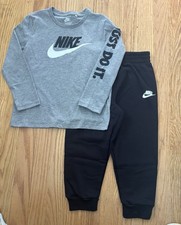 NWT Little Boys Nike Long Sleeve Jogger Set - 4T
