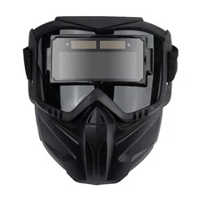 Welding Mask With Removable Lens Flexible Strap Enhances Ventilation Safety Gear