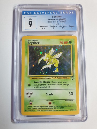 Scyther graded CGC 9 for sale on eBay