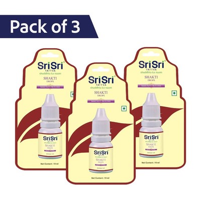 Sri Sri Tattva Shakti Drops 10ML PACK OF 3 IMMUNITY BOOSTER
