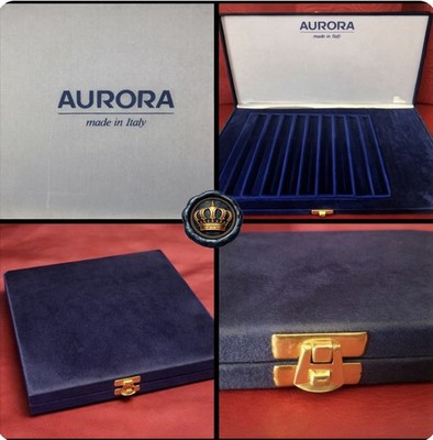 AURORA Vintage Stifthalter Espositore Für 8 Stifte Portapenne 8 Posti Schließung