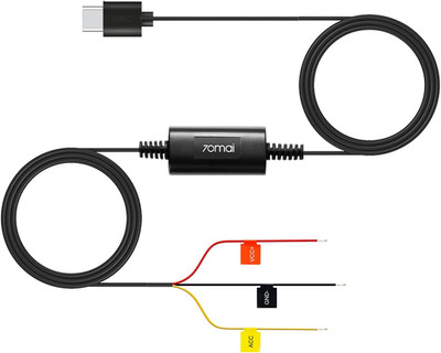 70Mai Hardwire Kit UP03, Typ-C-Hardwire-Kit Mit Niederspannungsschutz, 24-Stunde