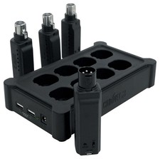 Chauvet D-Fi XLR Pack w/ 3 Receivers Charger Turns DMX Lights into Wireless DMX