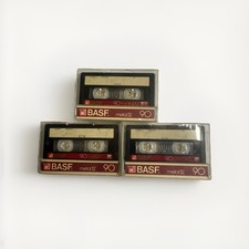 Rare 3x BASF ME IV 90 metal IEC Type 4 Kassetten Cassettes 1982