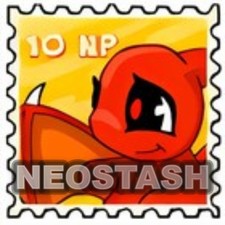 Neopets - Red Shoyru Stamp