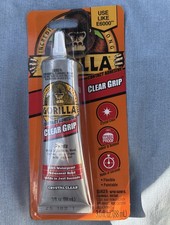 Gorilla 8040002 Contact Clear Grip Glue Water Proof 3 Oz Tube