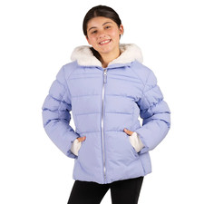 ZeroXposur Amelia GIRLS Heavyweight Winter Puffer Jacket Mint Green Size S 7-8